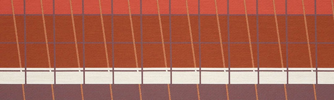 Lines On Stripes Scarlet 490-27 Detailed View