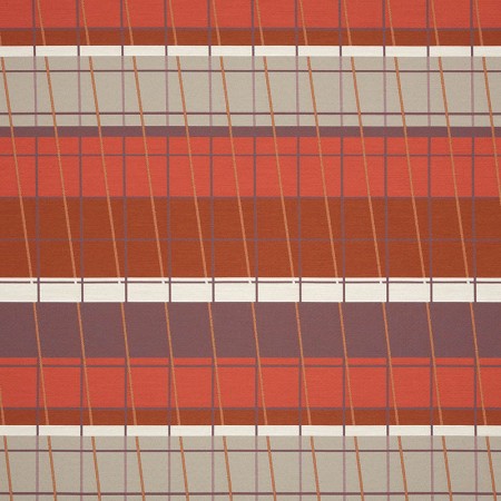 Lines On Stripes Scarlet 490-27