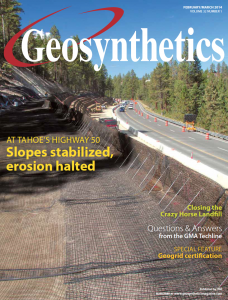 Geosythetics Magazine Feb 2014