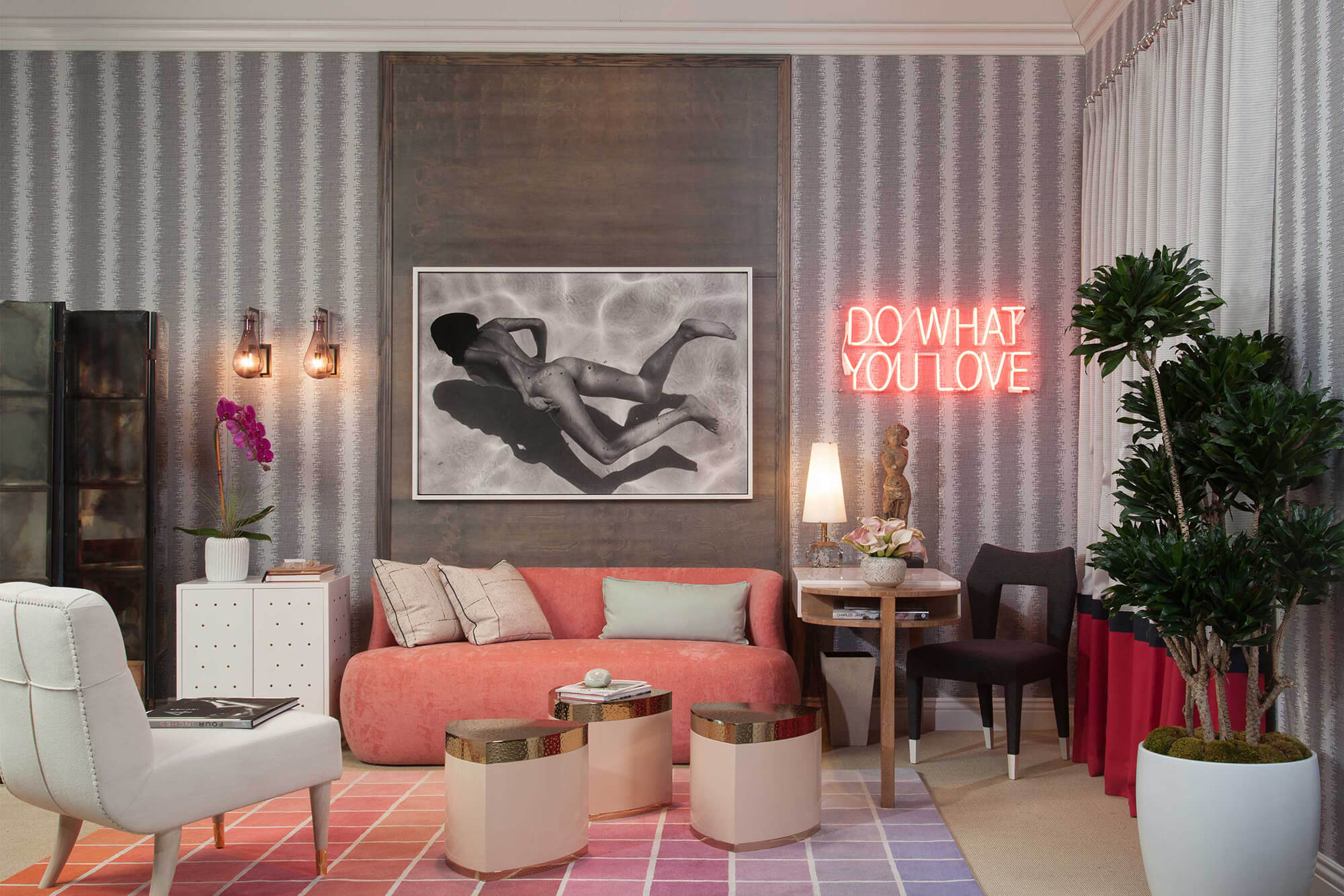 The Perspective project challenges designers to use Sunbrella decorative fabrics in beautiful room settings