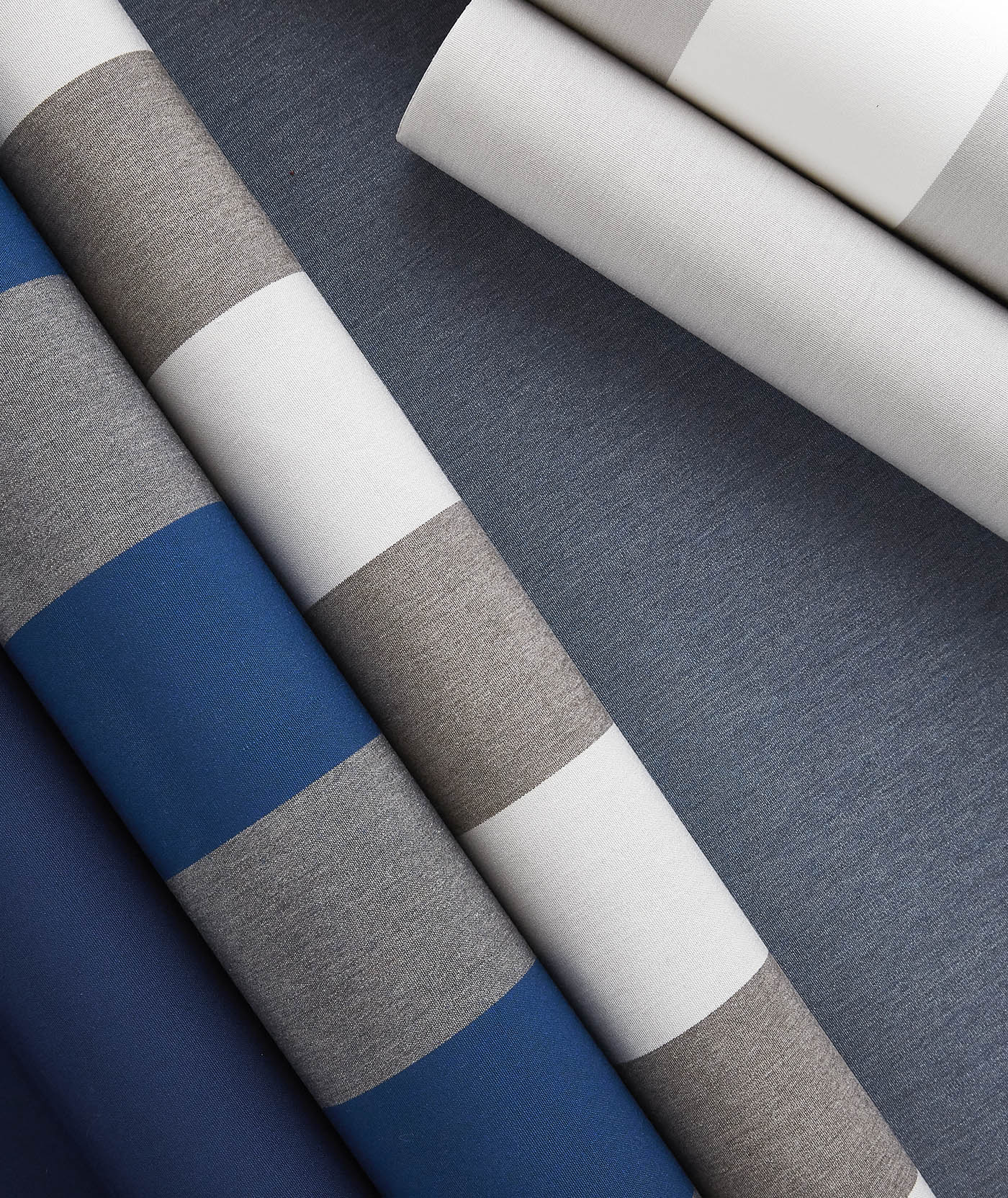 Sunbrella shade fabrics featuring new Beaufort stripes