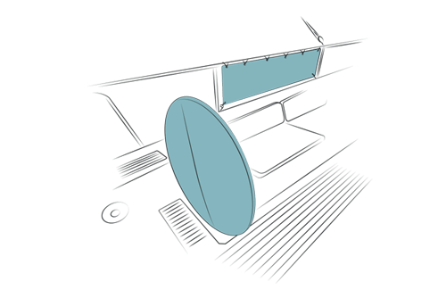 Hoes voor stuurwiel & bootoverkapping