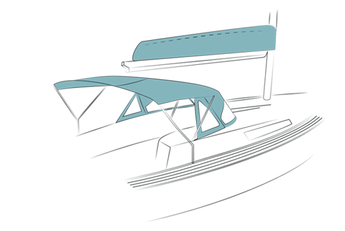 Mainsail cover / Fly bridge / Cockpit enclosure